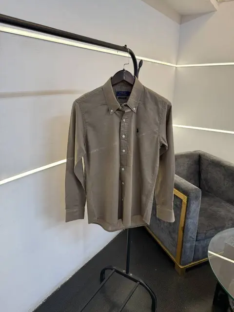 Ralph lauren linen imported shirt beige