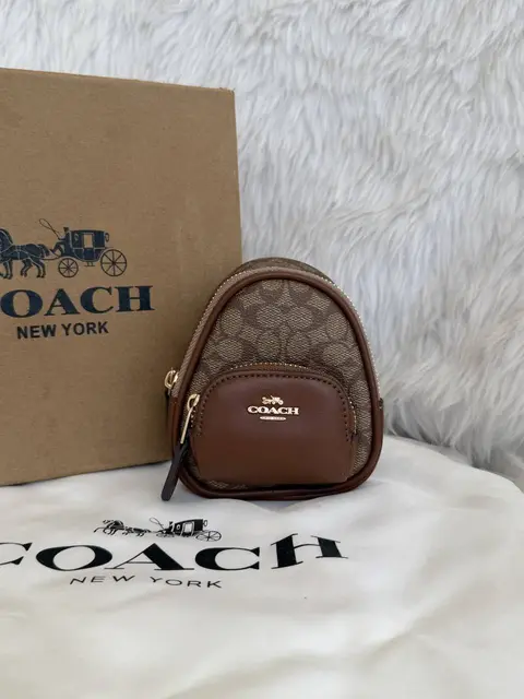 Coach 05 Minikkeychain Backpack BagCharm With Original Box Packing
