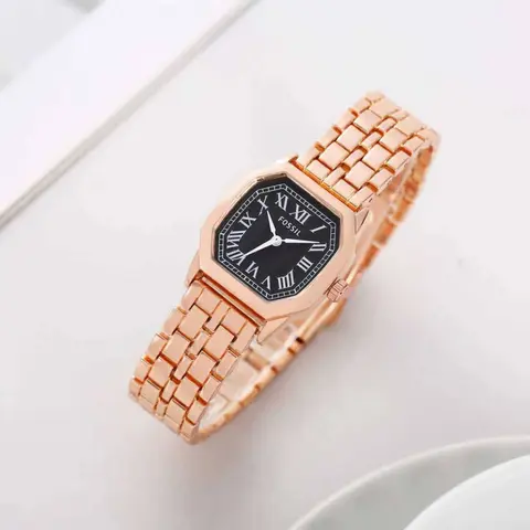Fossil Harlow Copper-Black