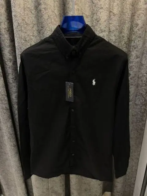 Ralph LAUREN P-OLO IMPORTED STORE ARTICLE SHIRT linen fabric