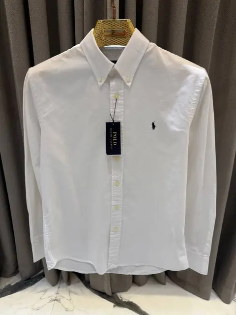 Ralph Lauren imported Chest logo Shirt White