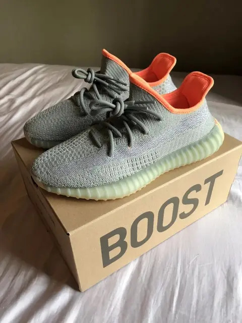 Adidas Yeezy 350 V2 Desert Sage Semi UA With Full Accessories