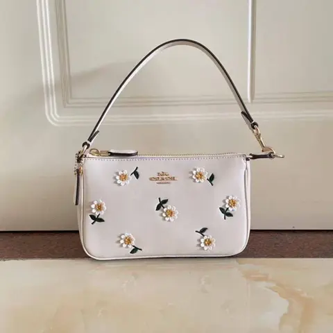Coach Nolita 19 Daisy With OriginalBox PearlChain SmallShoulderChain BoxPacking