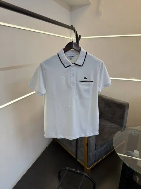 Lacoste imported polo tshirt white