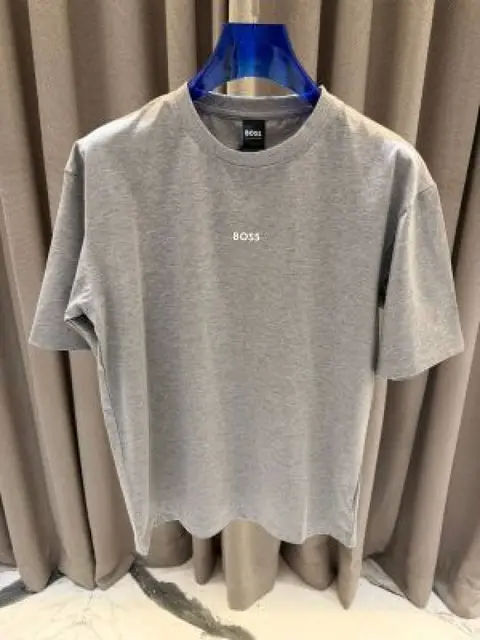 No Return Boss Round Neck T-shirt Grey