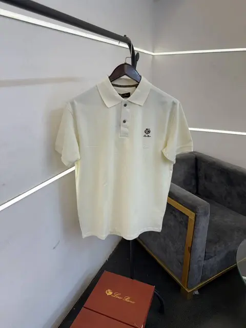 Loro piana turkey imported box pack tshirt cream