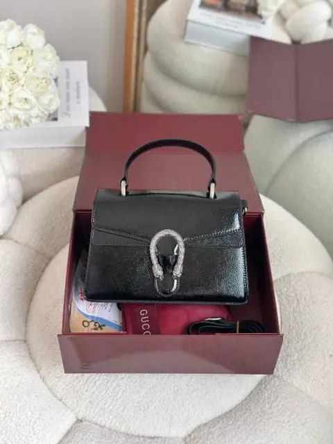 Gucci Dionysus Top Handle Patent Leather With OriginalBox DustCover Highend