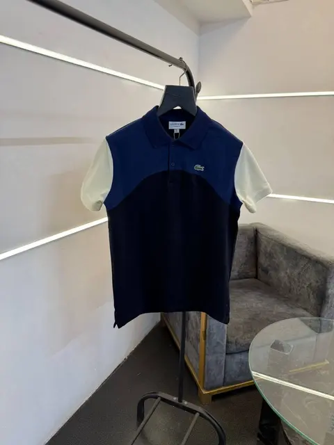 Lacoste imported polo tshirt navy