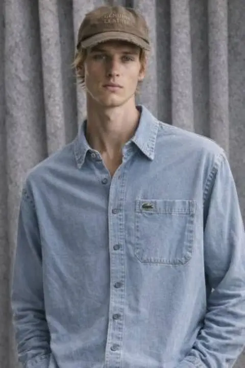 Lacoste IMPORTED STORE ARTICLE DENIM SHIRT
