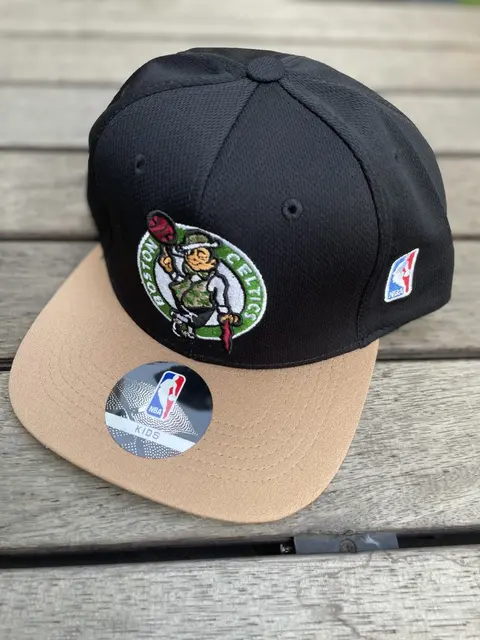 Boston Celtics Black Camel DC Premium Unisex Cap (With Box) 449