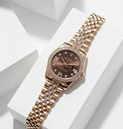 Rolex Oyester Perpetual Date Just Copper-Brown