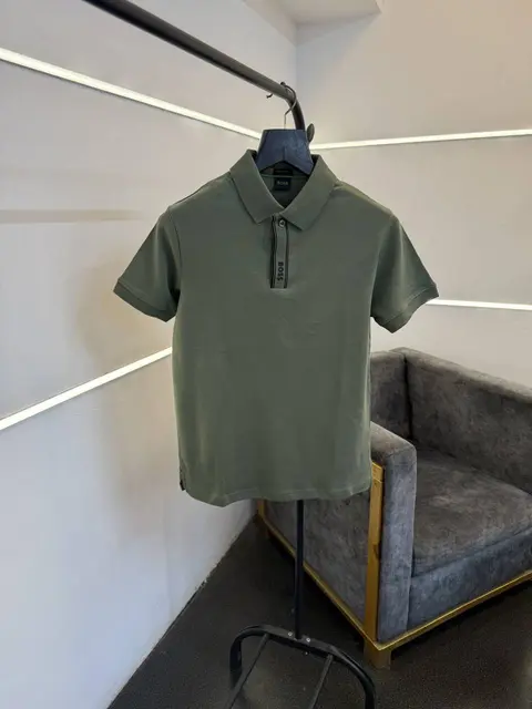 Hugo bos imported polo tshirt green