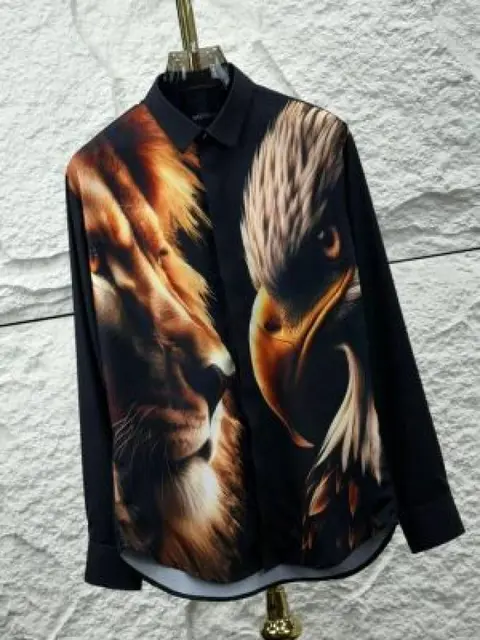Balmain Eagle Printed Imported Shirt