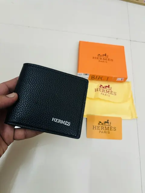 14 HERMEZ FULL BLACK PREMIUM QUALITY WALLET WITH BOX