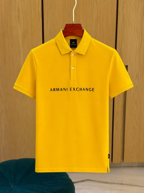 Armani Exchange IMPORTED STORE ARTICLE POLO T-SHIRT