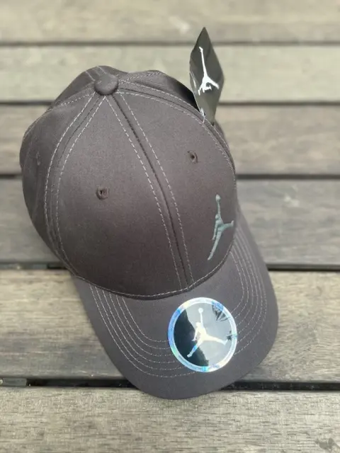 Air Jordan Dark Brown Jordan Logo Premium Unisex Cap (With Safety Box)