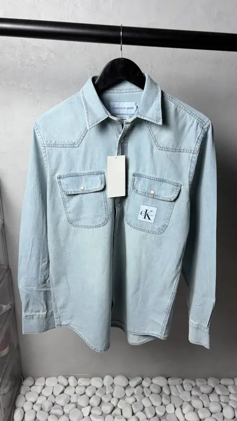 Calvin Kline Signature Denim Shirts 1196