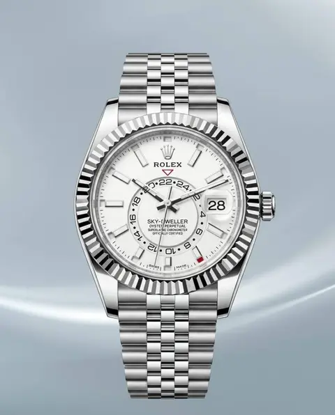Rolex Oyster Perpetual Sky Dweller Silver-White