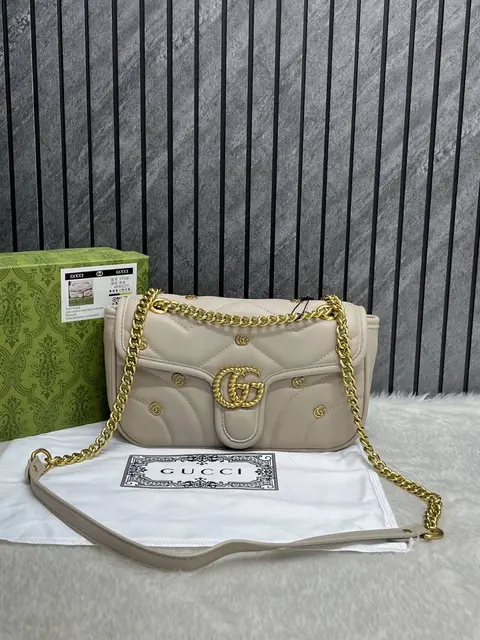 Gucci Marmont GG Edition Apricot With OriginalBox DustCover