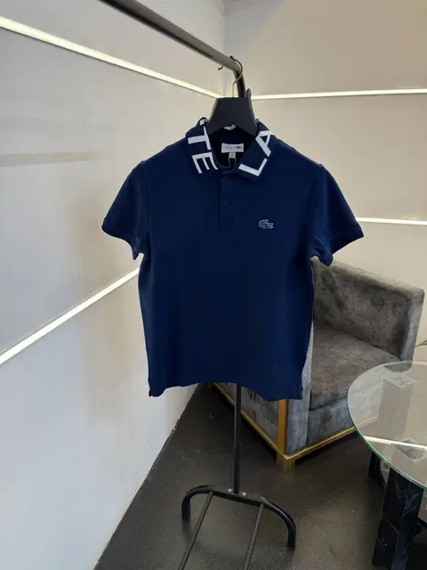 Lacoste imported polo tshirt petrol blue