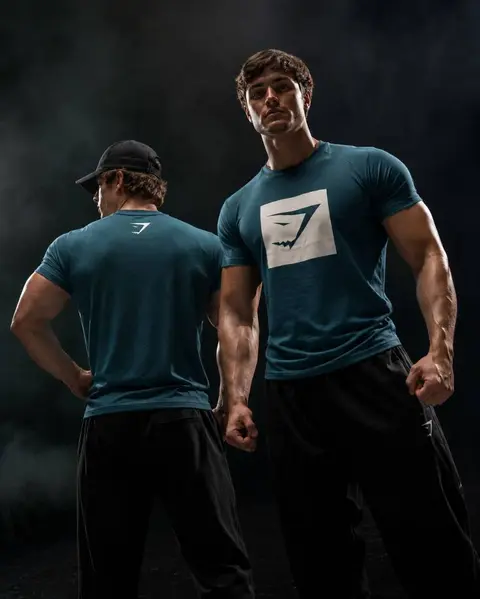 Gymshark Round Neck T-shirt English Blue