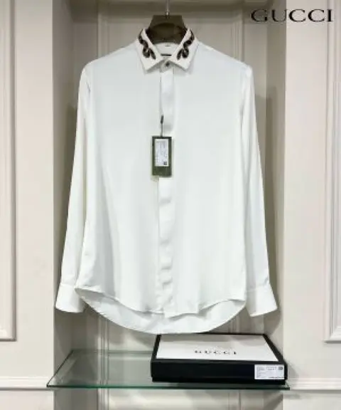 Gucci Snake Collar Design Imported Korean Shirt