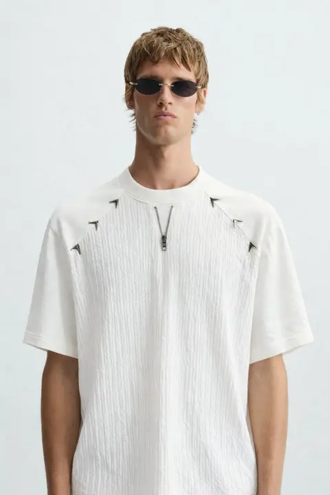 KOREAN IMPORTED HIGH DEMAND ARTICLE T-SHIRT WHITE