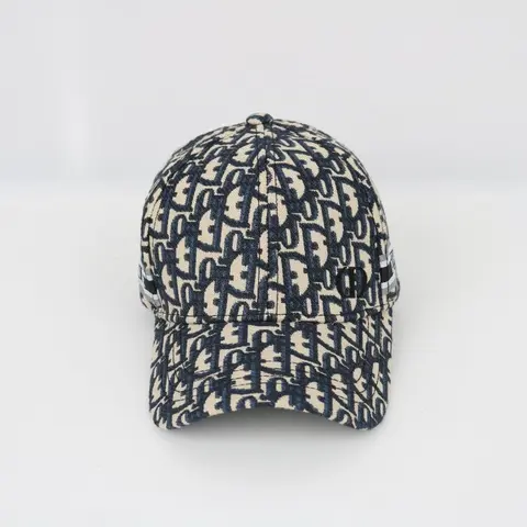 Dior Cd Oblique Monogram Premium Unisex Cap ( With Safety Box ) Blue