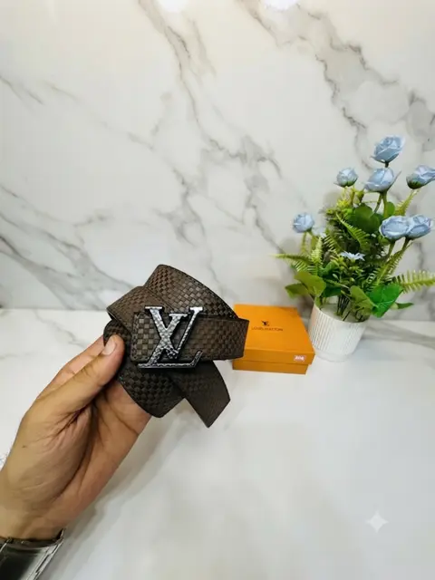 04 LV LOUIIS VUITTON BLACK PREMIUM QUALITY BELT