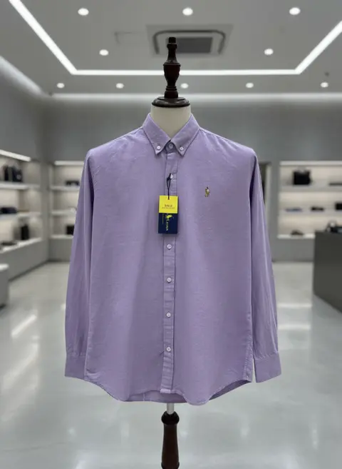 Ralph LAUUREN LINEN SHIRTS Purple