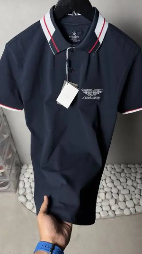 Hackett x Aston Martin Premium Polo T-Shirt 1172
