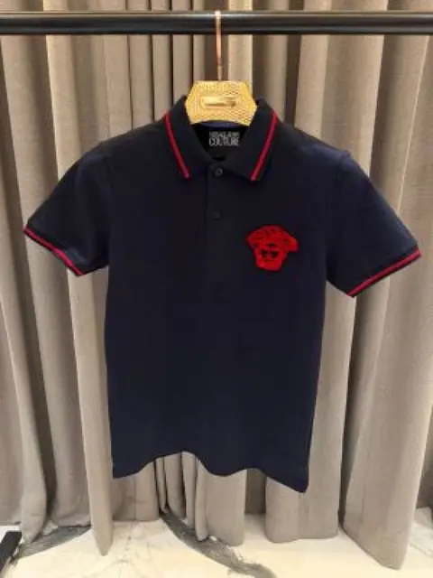 Versace impoted polo tshirt Navy blue