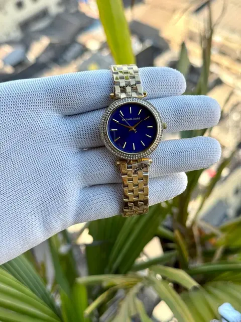 Michael l Kors Darci Gold Blue 466