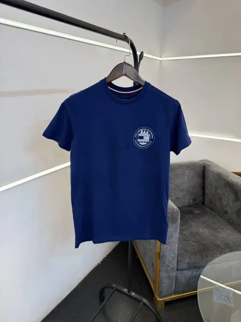 Tommyy hilfiger blue imported round neck tshirt