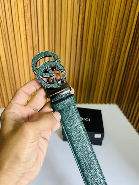 30 GUCHI GREEN PREMIUM QUALITY AUTOMATIC LOCK BELT