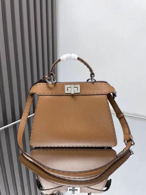 Fendi Brown PeekaBoo IseeU Mini With OriginalBox