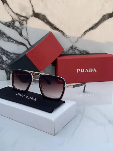 Prada 68805 gold brown
