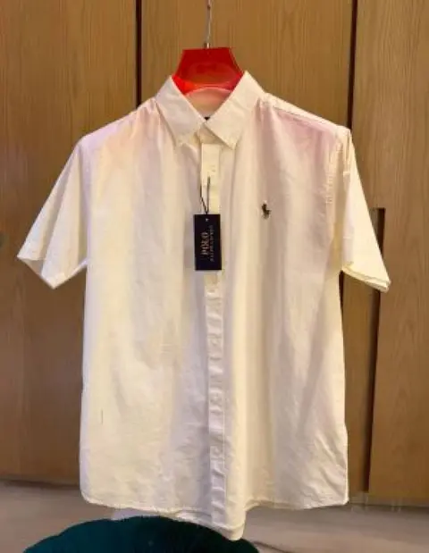POLO STORE ARTICLE IMPORTED leelan fabric SHIRT CREAM COLOUR