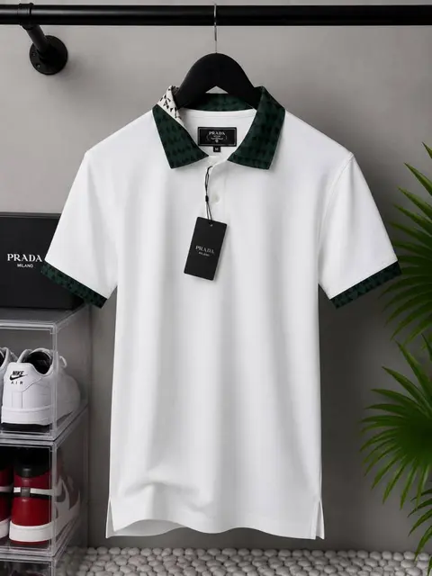 Prada Premium Polo T-Shirt 1785 Sale offer Vs1000