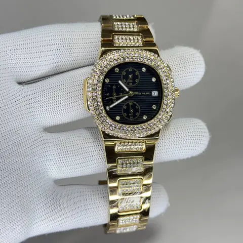 Patek Philipe Diamond GoldBlack