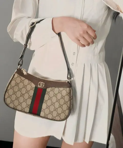 Gucci Ophidia Shoulder Bag With Double Box Og Packing