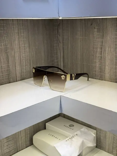 Versace 10086 Premium Sunglass (Brown Gold)