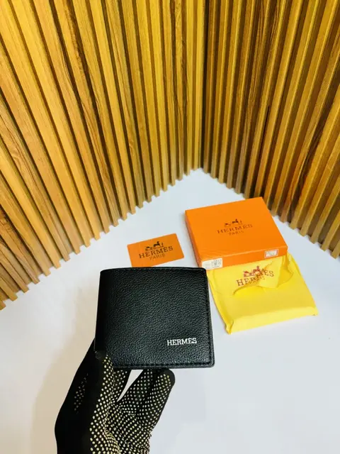 41 HERMEZ FULL BLACK PREMIUM QUALITY WALLET WITH BOX