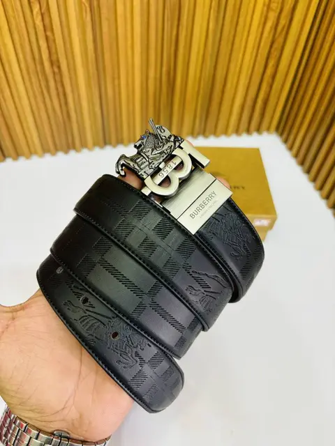 01 BURBERY PREMIUM QUALITY REVERSIBLE BELT