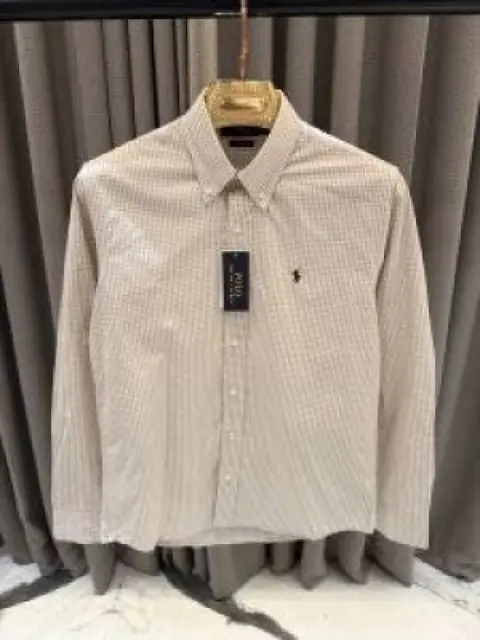 Ralph Lauren chest logo imported shirt orenge