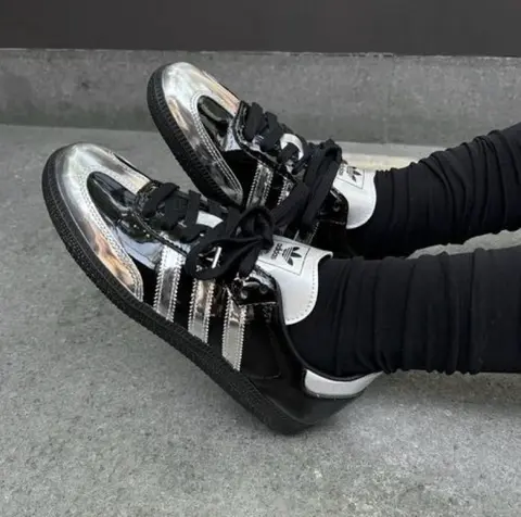 Adidas Samba X Atmos Tuxedo Silver