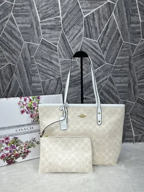 Coach City Tote With OriginalBox Wallet Premium