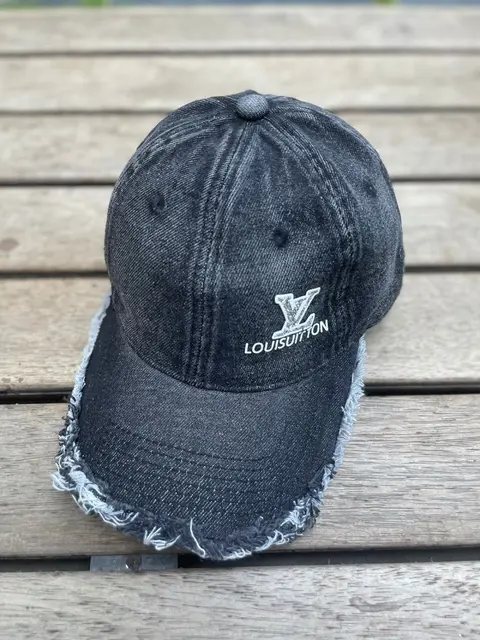 Louis Vuitton Denim Black Washed Premium Unisex Cap (With Safety Box) 899
