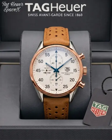 Tag Heuee r Carrera Calibre 16 Chronograph Brown-Copper
