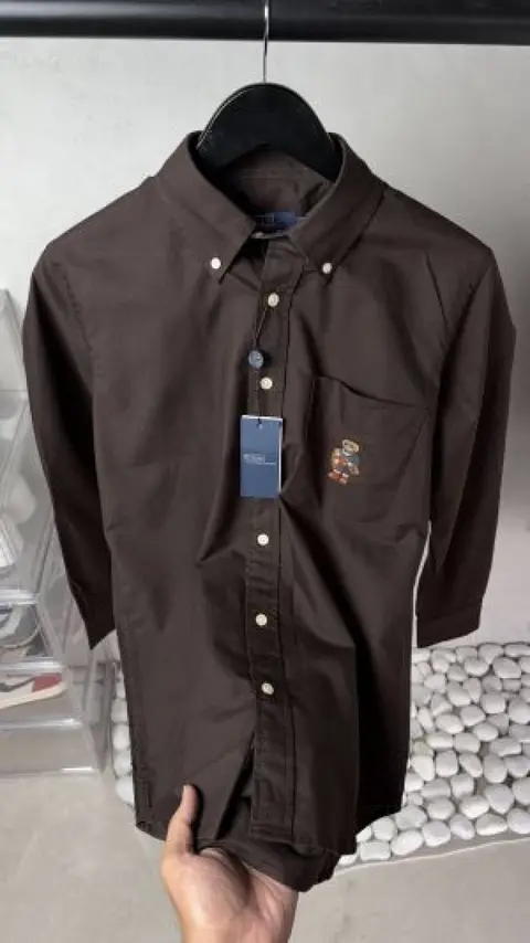 R L premium bear logo shirts 1266